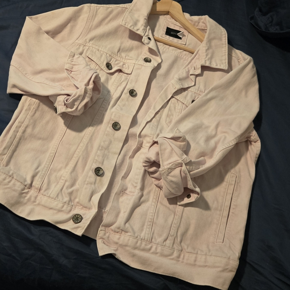 BDG Pink Denim Jacket